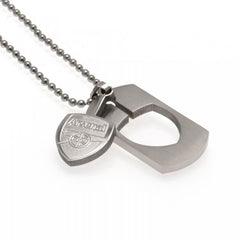 Arsenal FC Cut Out Crest Dog Tag & Chain LKT Sport Football>Premier League>Arsenal FC Necklaces