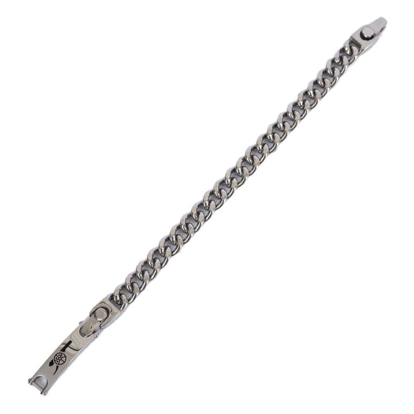 Arsenal FC Detachable Bracelet LKT Sport Classic stainless steel rope link bracelet with detachable central plateFeaturing a unique design whereby the central plate can be removed and attached to other jewellery, making the bracelet shorter in lengthCentr