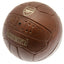 Arsenal FC Faux Leather Football LKT Sport Faux leather effect heritage football Featuring gold debossed print Arsenal crest and text 18 panel retro style ball with stitched feature Official licensed product Size 5 football Approx 69cm in circumference So