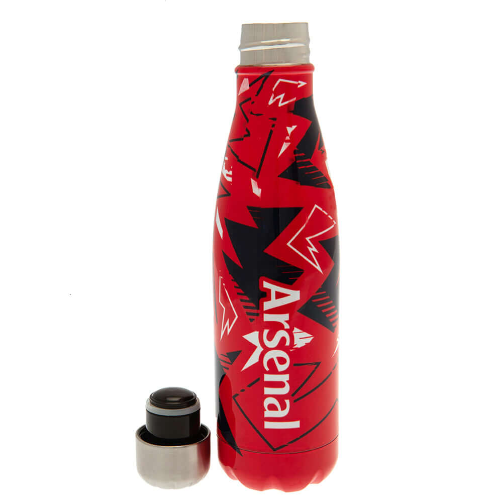 Arsenal FC Fragment Thermal Flask LKT Sport Stainless steel thermal vacuum flaskMaintains the temperature of your drink for up to 24hrsWith a screw top lidRed bottle with a blue and white fragment pattern and Arsenal crestOfficial licensed productApprox 5 Hauptbild