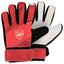Arsenal FC Fuse Goalkeeper Gloves Yths LKT Sport Fuse design goalkeeper gloves featuring a white Arsenal crestWith a latex foam palm and lightweight foam backingElastic strap for secure fitOfficial licensed productSize youthsTo fit approx 79-86mm palm wid