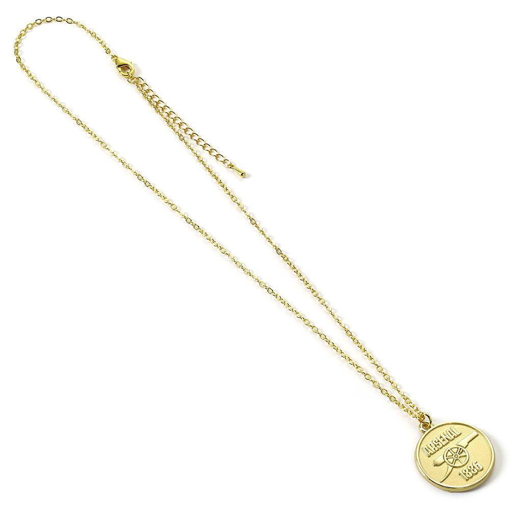 Arsenal FC Gold Finish Crest Necklace LKT Sport Football>Premier League>Arsenal FC Necklaces