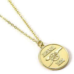 Arsenal FC Gold Finish Crest Necklace LKT Sport Football>Premier League>Arsenal FC Necklaces