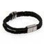 Arsenal FC Leather Bracelet LKT Sport Twin rope design bracelet made from genuine leather Black bracelet featuring with steel detail Stainless steel magnetic clasp with an engraved club crest Official licensed product Approx 20cm x 1cm Presented in a gift