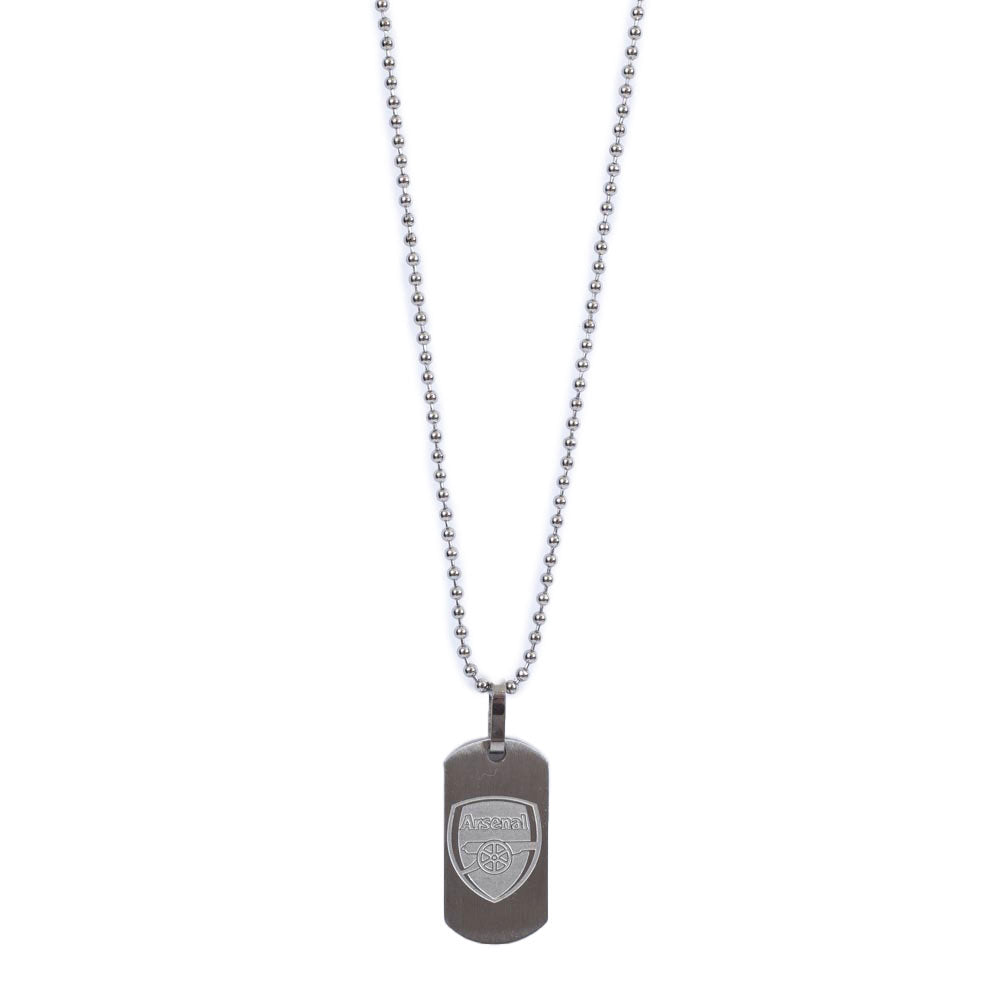 Arsenal FC Matt Finish Dog Tag & Chain LKT Sport Football>Premier League>Arsenal FC