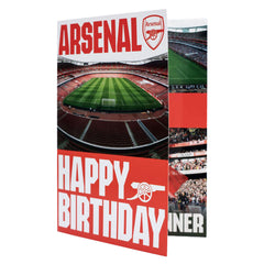Arsenal FC Musical Birthday Card LKT Sport Football>Premier League>Arsenal FC Greeting Cards