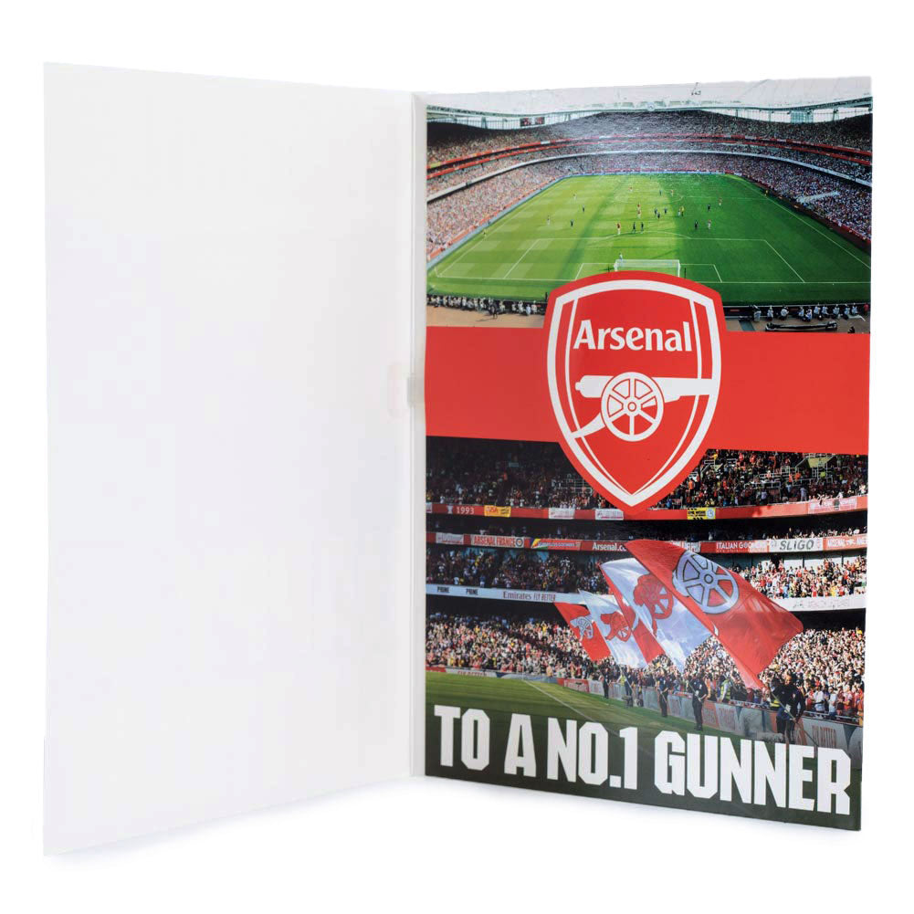 Arsenal FC Musical Birthday Card LKT Sport Football>Premier League>Arsenal FC Greeting Cards