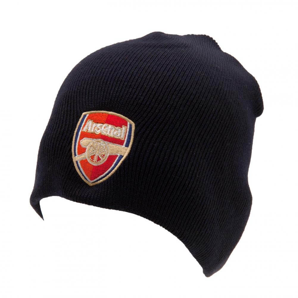 Arsenal FC Navy Crest Beanie LKT Sport Navy dome style knitted hatFeatures an Arsenal FC embroidered crestOfficial licensed productOne size fits all Beanies Hauptbild