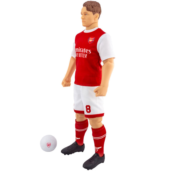 Arsenal FC Odegaard Action Figure LKT Sport Sockers action figurine depicting Martin ØdegaardWearing his Arsenal team kit with Odegaard and number 8 on the backIntricately detailed and 6 points of articulationAn excellent addition to any football merchand