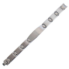 Arsenal FC Oval Plate Bracelet LKT Sport Brushed stainless steel link braceletCentral oval plate has the Arsenal FC logo engraved on itOfficial licensed productApprox 18cm x 1.5cm Bracelets