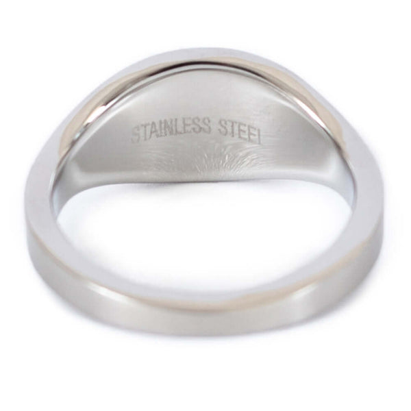 Arsenal FC Oval Ring Small LKT Sport Stainless steel oval design ring in a brushed satin finishEngraved with the Arsenal crestOfficial licensed productInternal diameter approx 19mmRing size R Rings