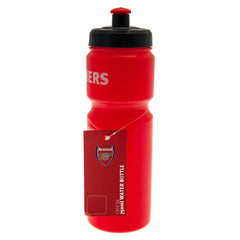 Arsenal FC Plastic Drinks Bottle LKT Sport Easy grip lightweight drinks bottleRed stripe design bottle with the Arsenal crest in whiteFeatures 'Gunners' text in whiteWith a screw top lid and push-pull drinking spoutOfficial licensed productApprox 750ml (2