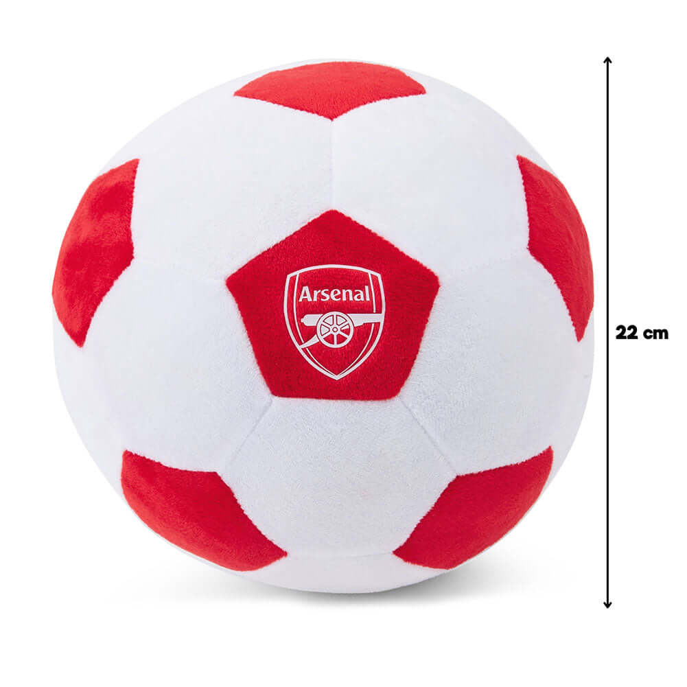 Arsenal FC Plush Football LKT Sport A fun soft plush football toyFeaturing a Gunners crest in the middle100% polyesterOfficial licensed productApprox 69cm in circumference Soccer Toys