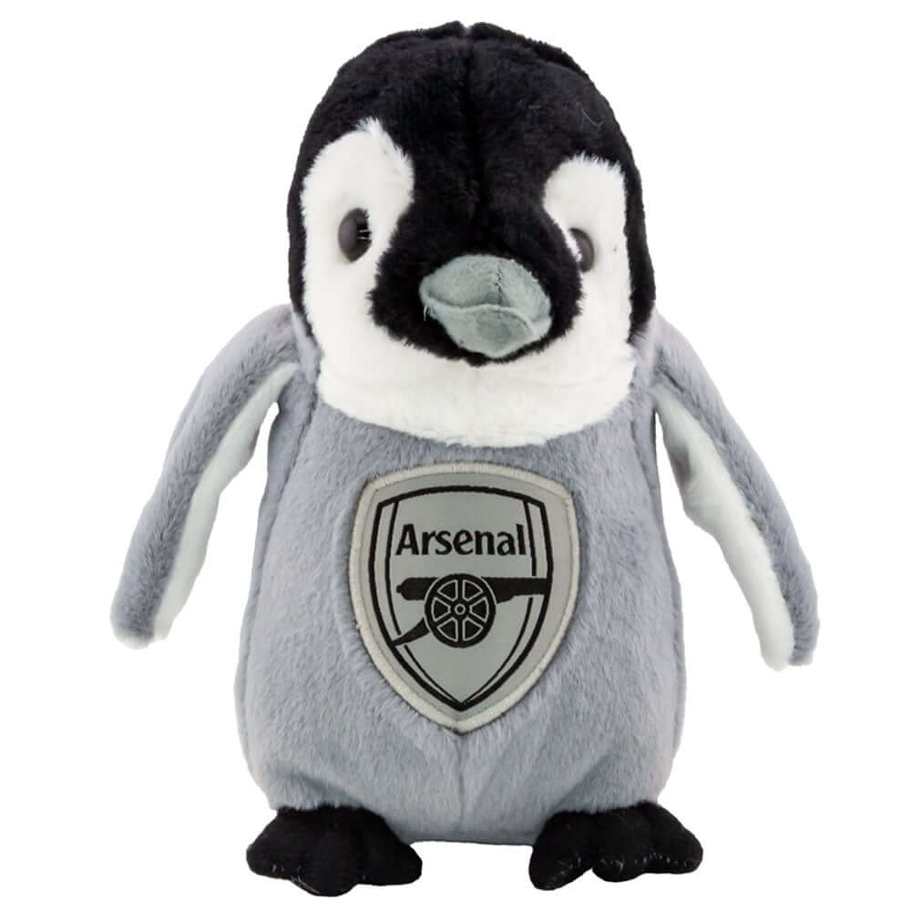 Arsenal FC Plush Penguin LKT Sport Freestanding soft to touch, cuddly penguinFeaturing a woven Arsenal FC crest on the front100% polyesterOfficial licensed productApprox 20cm tall Stuffed Animals