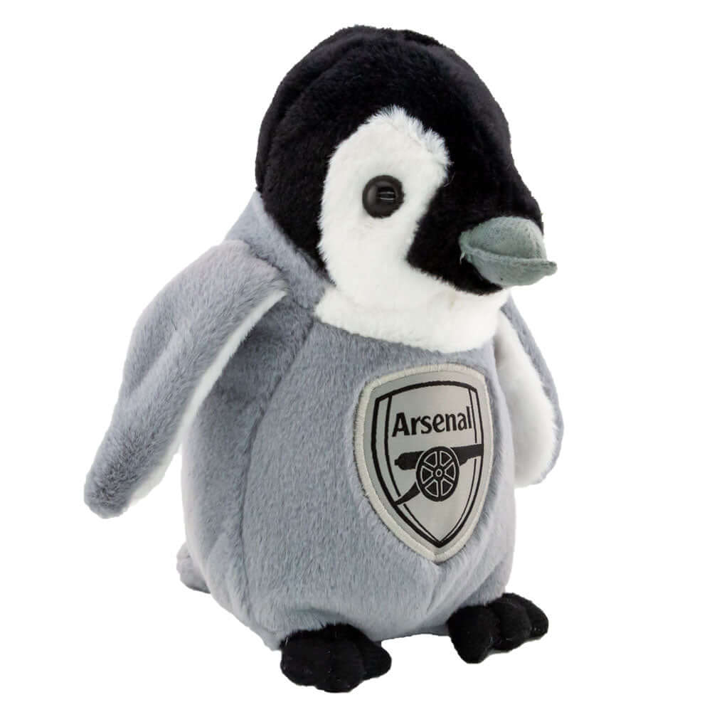 Arsenal FC Plush Penguin LKT Sport Freestanding soft to touch, cuddly penguinFeaturing a woven Arsenal FC crest on the front100% polyesterOfficial licensed productApprox 20cm tall Stuffed Animals