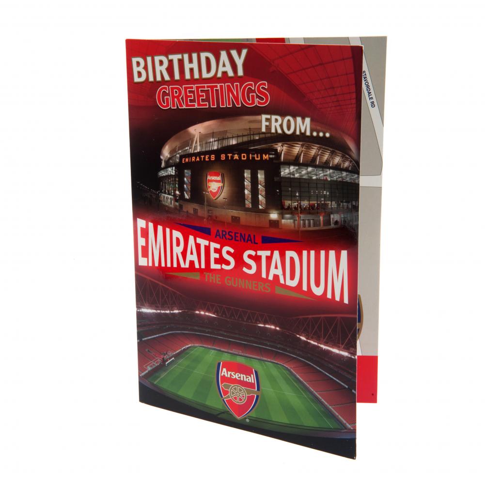 Arsenal FC Pop-Up Birthday Card LKT Sport Football>Premier League>Arsenal FC Greeting Cards