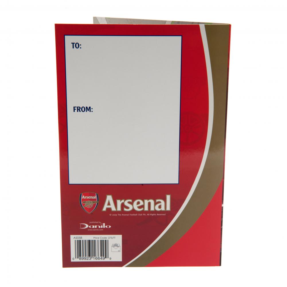Arsenal FC Pop-Up Birthday Card LKT Sport Football>Premier League>Arsenal FC Greeting Cards