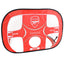 Arsenal FC Pop Up Target Goal LKT Sport Fantastic football training goal for the garden Flip over to use as either a training target or goal Complete with a hand carry bag and ground pegs Official licensed product Approx 106cm x 75cm x 75cm In a display s