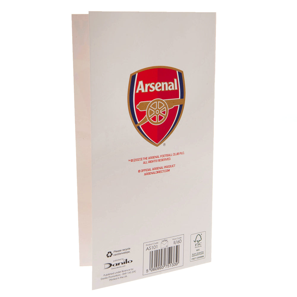 Arsenal FC Retro Shirt Birthday Card LKT Sport Football>Premier League>Arsenal FC Greeting Cards