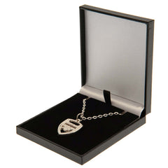 Arsenal FC Silver Plated Boxed Pendant CR LKT Sport Silver plated pendant and necklaceFeaturing an Arsenal crest pendant on a chain necklaceWith a lobster claspOfficial licensed productNecklace approx 50cm (20 inches)Pendant approx 20mm x 17mm Pendants