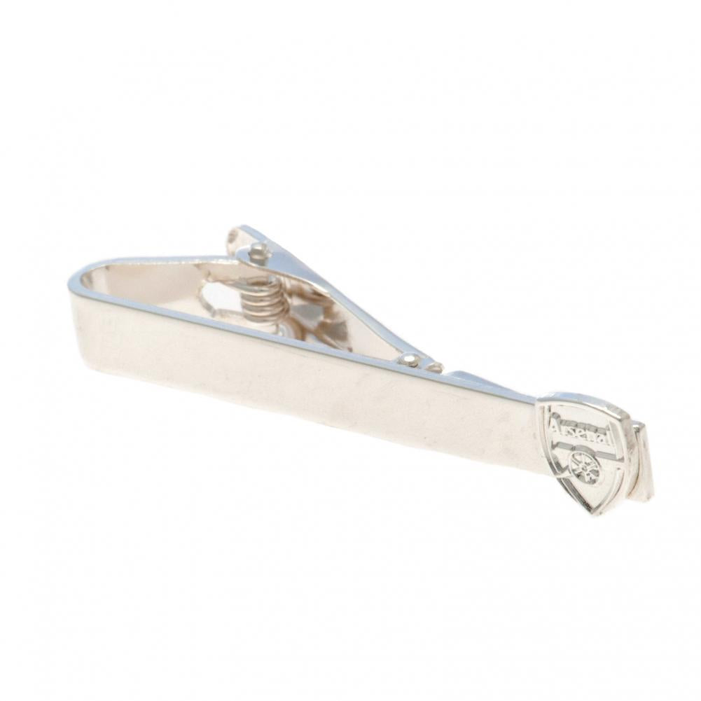 Arsenal FC Silver Plated Tie Slide LKT Sport Football>Premier League>Arsenal FC Tie Clips