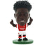 Arsenal FC SoccerStarz Saka LKT Sport Bukayo Saka Soccerstarz collectable figureFeatures classic Arsenal home kitStands 5cm tall on a green baseOfficial licensed productApprox 5cm x 2.5cm x 2.5cm Action Figures