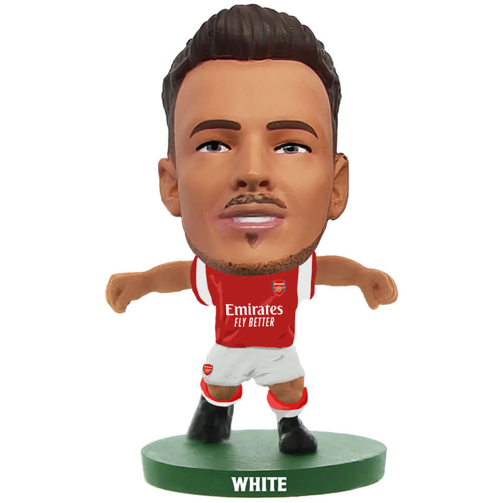 Arsenal FC SoccerStarz White LKT Sport Ben White Soccerstarz collectable figureFeatures classic Arsenal home kitStands 5cm tall on a green baseOfficial licensed productApprox 5cm x 2.5cm x 2.5cm Action Figures Main image