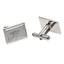 Arsenal FC Stainless Steel Cannon Cufflinks LKT Sport Stainless steel rectangular cufflinks in a brushed satin finishEach cufflink is engraved with the Arsenal cannonOn a bullet back fixingOfficial licensed productApprox 20mm x 10mm Cufflinks