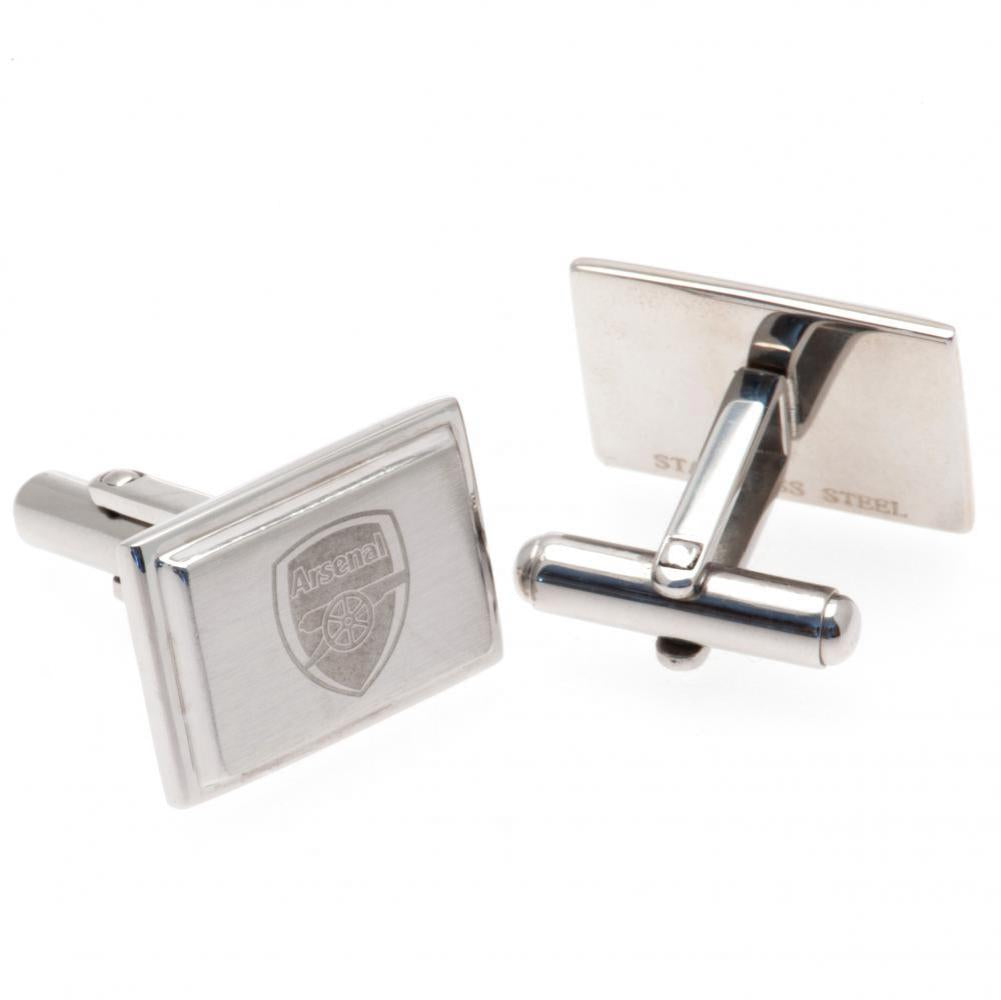 Arsenal FC Stainless Steel Cufflinks LKT Sport Football>Premier League>Arsenal FC Cufflinks