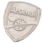 Arsenal FC Sterling Silver Stud Earring LKT Sport Highly detailed sterling silver shaped earringFeaturing the Arsenal crest on an earring studWith a butterfly back fixingOfficial licensed productApprox 12mm x 10mm Earrings