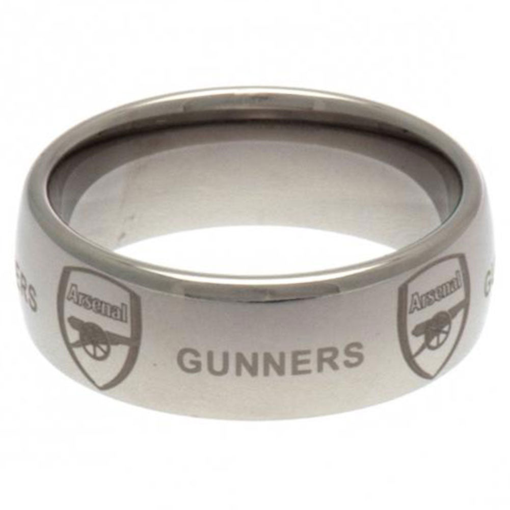 Arsenal FC Super Titanium Ring Medium LKT Sport Football>Premier League>Arsenal FC Rings