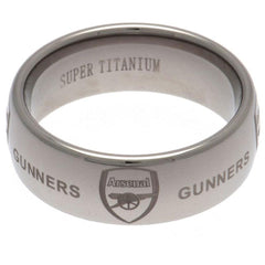 Arsenal FC Super Titanium Ring Medium LKT Sport Football>Premier League>Arsenal FC Rings
