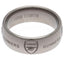 Arsenal FC Super Titanium Ring Small LKT Sport Super titanium ring featuring an engraved Arsenal crest Made from ultra scratch resistant titanium Official licensed product Internal diameter approx 19mm Ring size R Presented in a gift box Rings