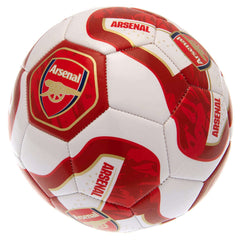 Arsenal FC Tracer Football LKT Sport Red and white 26 panel everyday PVC footballFeatures a full colour Arsenal crest on a tracer design ballSuitable for 14 yrs and olderOfficial licensed productSize 5 footballApprox 69cm in circumference Soccer Balls