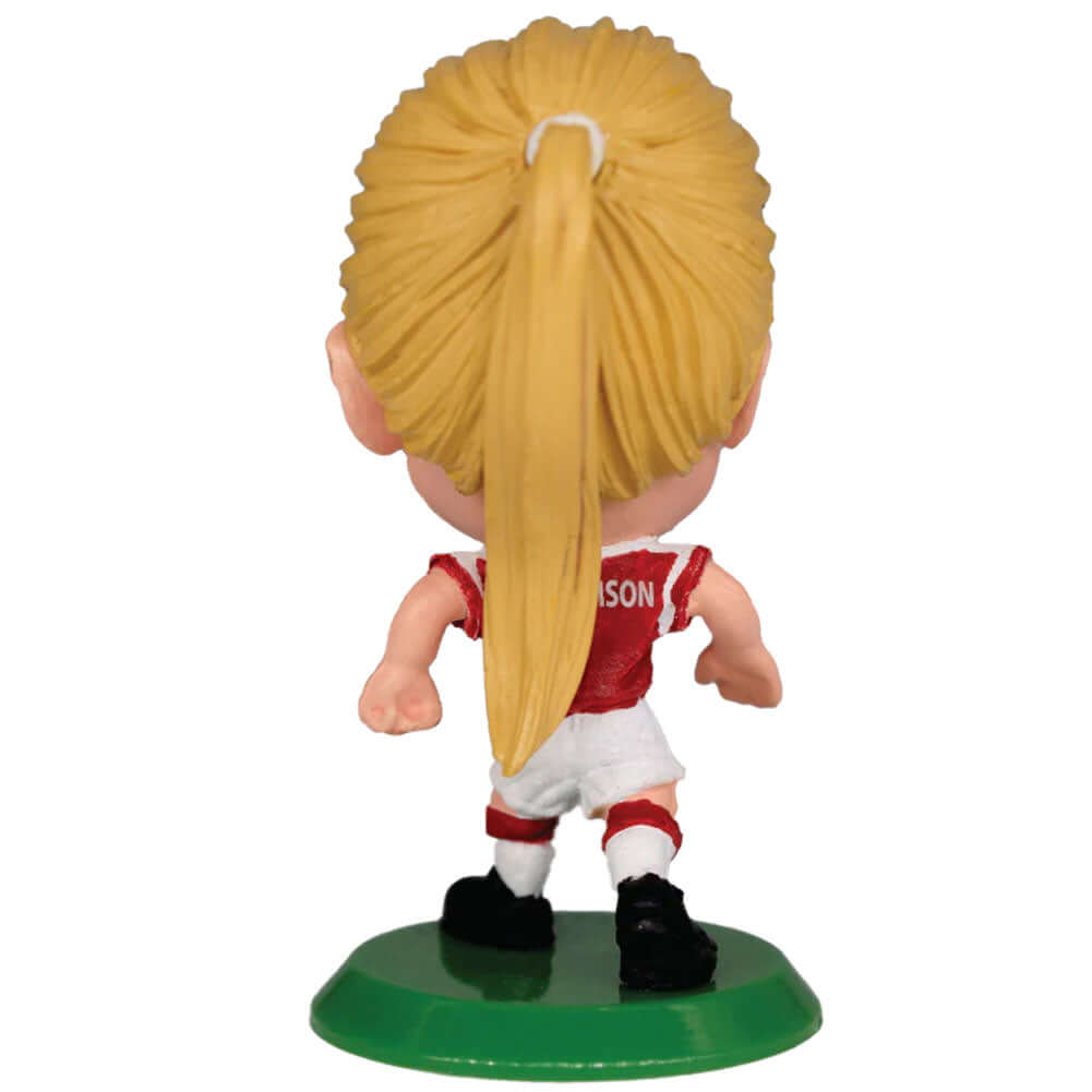 Arsenal WFC SoccerStarz Williamson LKT Sport Leah Williamson Soccerstarz collectable figureFeatures classic Arsenal home kitStands 5cm tall on a green baseOfficial licensed productApprox 5cm x 2.5cm x 2.5cm Action Figures