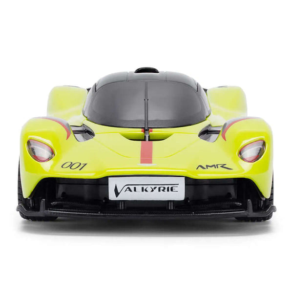 Aston Martin Valkyrie Radio Controlled Car 1:24 Scale LKT Sport Comprehensive replica model true to the actual vehicle with outstanding detailing; rims, rubber tyres and a great paint finish.Working spring suspension system, adjustable front wheel alignme