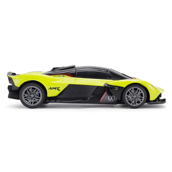 Aston Martin Valkyrie Radio Controlled Car 1:24 Scale LKT Sport Comprehensive replica model true to the actual vehicle with outstanding detailing; rims, rubber tyres and a great paint finish.Working spring suspension system, adjustable front wheel alignme