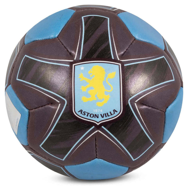 Aston Villa FC 4 inch Soft Ball LKT Sport Textured mini soft ball, ideal for indoor practiceClaret and blue ball featuring the Villa crestSoft vinyl cover with polyester stuffingOfficial licensed productApprox 10cm in diameter Soft Balls