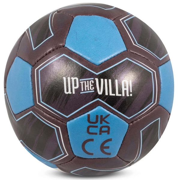 Aston Villa FC 4 inch Soft Ball LKT Sport Textured mini soft ball, ideal for indoor practiceClaret and blue ball featuring the Villa crestSoft vinyl cover with polyester stuffingOfficial licensed productApprox 10cm in diameter Soft Balls