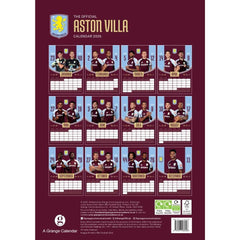 Aston Villa FC A3 Calendar 2026 LKT Sport Football>Premier League>Aston Villa FC Wall Calendars