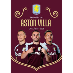 Aston Villa FC A3 Calendar 2026 LKT Sport Football>Premier League>Aston Villa FC Wall Calendars