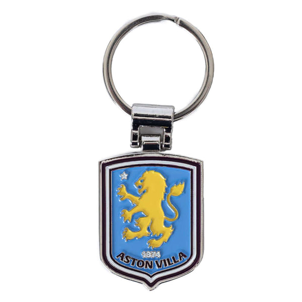 Aston Villa FC Boxed Crest Keyring LKT Sport Executive metal Villa crest shaped keyring with split ringDie stamped design with full colour enamel infillOfficial licensed productApprox 30mm x 40mm Keychains
