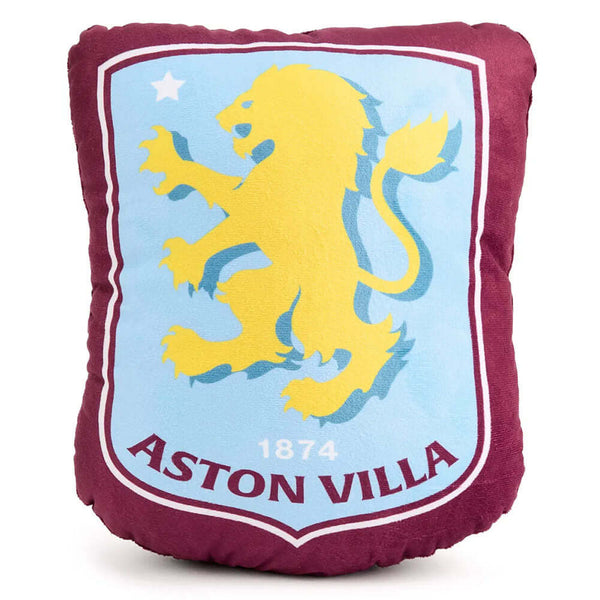 Aston Villa FC Crest Cushion LKT Sport Bright colourful Villa crest cushion100% PolyesterOfficial licensed productApprox 26cm x 11cm x 22cm Throw Pillows