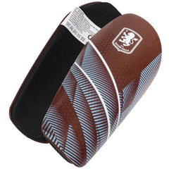 Aston Villa FC Fuse Shin Pads Kids LKT Sport Fuse design slip in shin guards featuring a white Villa crestThick moulded plastic shell with a comfortable padded interiorOfficial licensed productSize kids - to fit average 7 to 9 years (120cm)Approx 17cm in