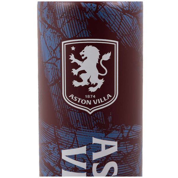 Aston Villa FC HD Printed Aluminium Drinks Bottle LKT Sport Vibrant HD printed aluminium drinks bottleFeaturing the Villa crest and text printed in whiteCanteen quench cap with a closable drinking spoutOfficial licensed productApprox 750ml (25oz)Approx 26