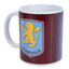 Aston Villa FC Halftone Mug LKT Sport Ceramic everyday coffee mugHalftone design featuing a full colour Villa crestGlazed kiln fired finish with white handleOfficial licensed productApprox 315ml (11oz)Approx 9cm tall, 8cm in diameter Mugs
