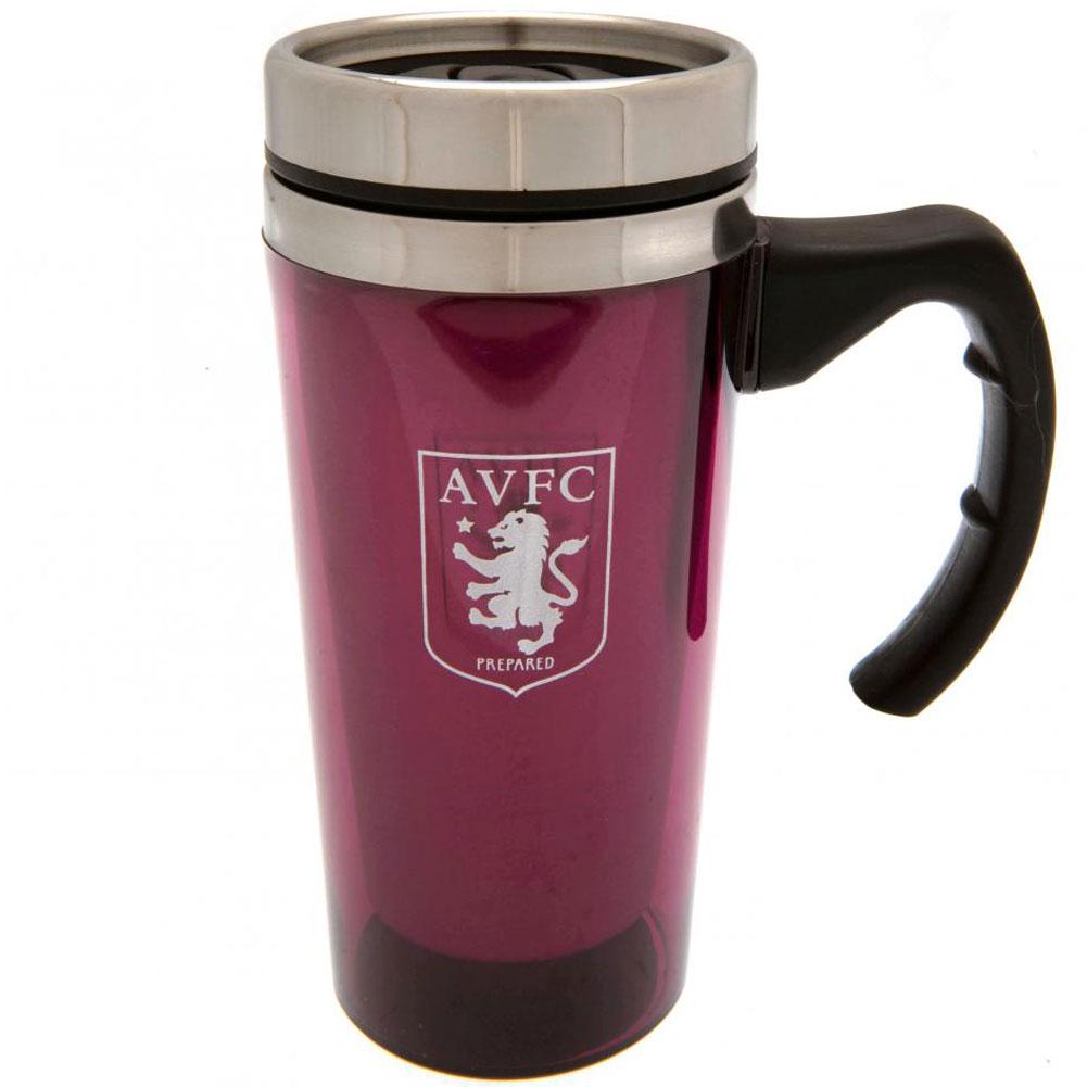 Aston Villa FC Handled Travel Mug LKT Sport Football>Premier League>Aston Villa FC Travel Mugs