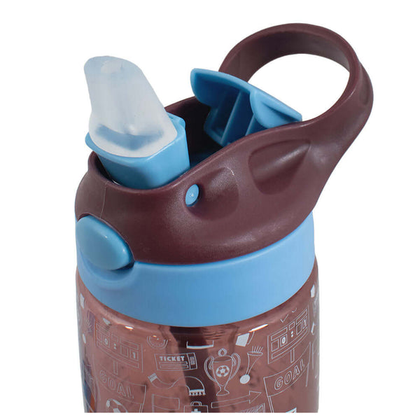 Aston Villa FC Junior Water Bottle LKT Sport Vibrant claret kids water bottleWith a white Villa crest and fun icon designWith a screw top lid and a closable drinking spoutOfficial licensed productApprox 480ml (17oz)Approx 17cm tall, 7cm in diameter Water