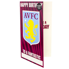 Aston Villa FC Personalised Birthday Card LKT Sport Football>Premier League>Aston Villa FC Greeting Cards