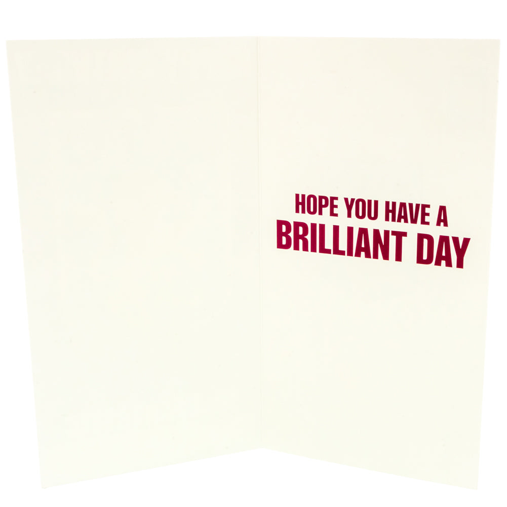 Aston Villa FC Personalised Birthday Card LKT Sport Football>Premier League>Aston Villa FC Greeting Cards